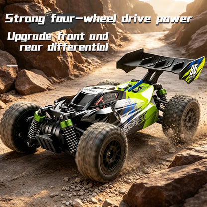 1:24 2.4G 4WD Full Scale RC Carbon Brush High-Speed Remote Control Rally Car