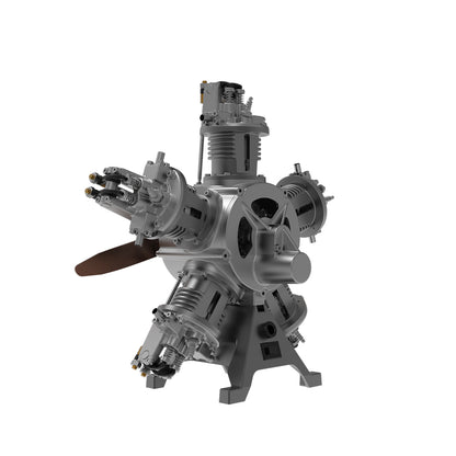 250+pcs/set 1:6 Five-Cylinder Radial Engine Aircraft Engine Simulation Electric Model