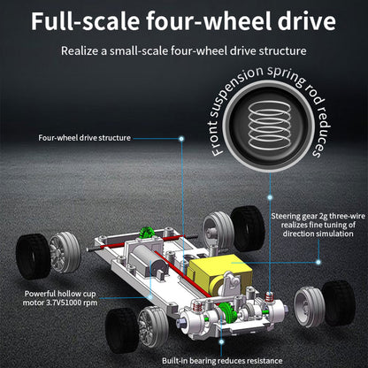 1/43 Scale 2.4G Full Proportional RC Electric Mini Racing Drift Car Model