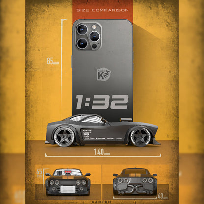 1/32 Scale 2.4G 4WD RC Drift Car with LED Headlights