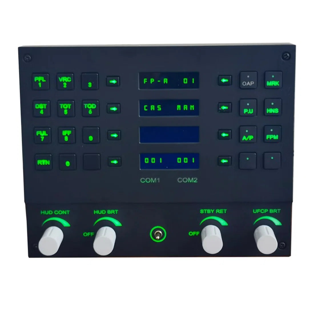 1/1 Scale UFCP Up Front Control Panel for PC Flight Simulators, Compatible with JF-17, F/A-18 & F16