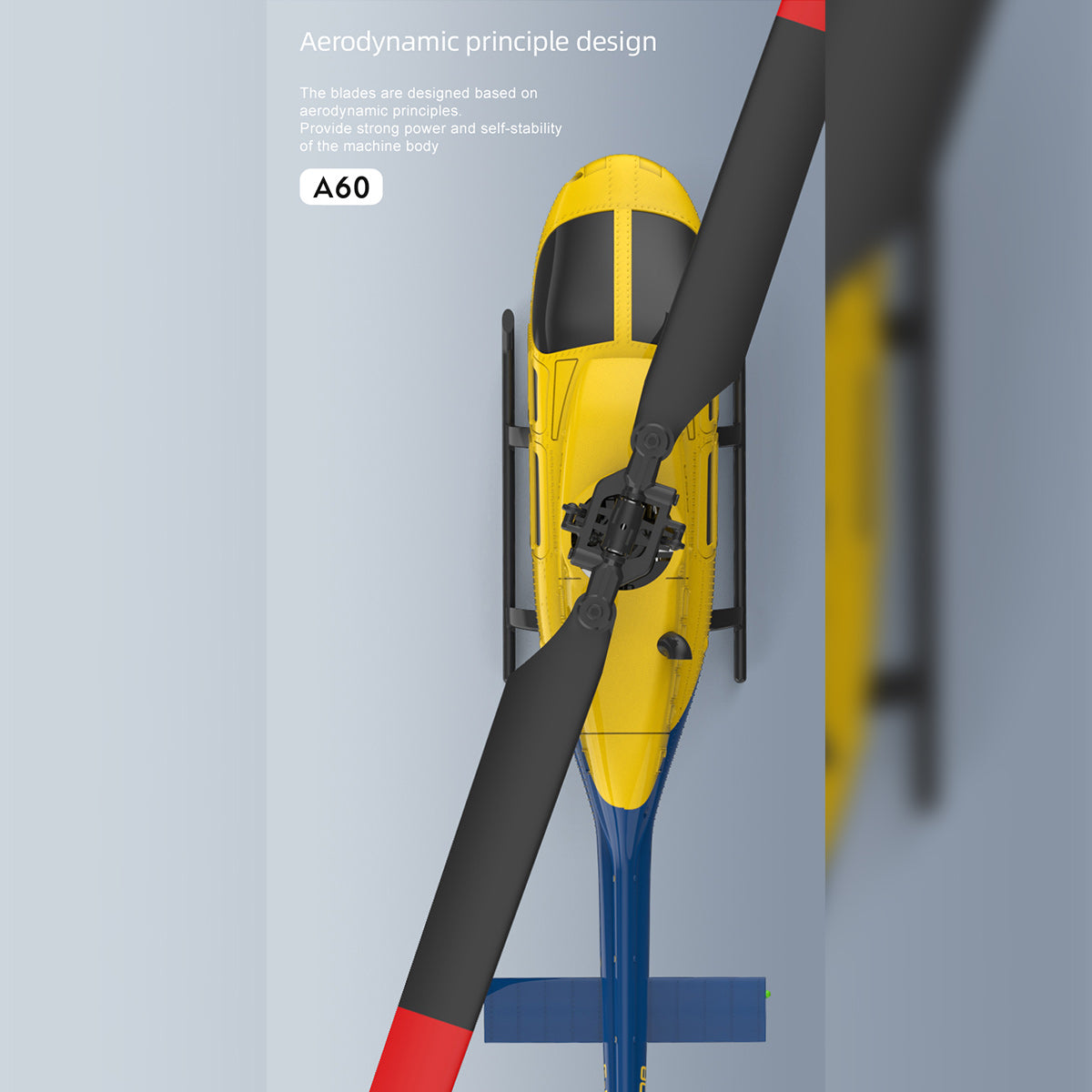 A60 1/42 scale BELL206 90 class model aircraft