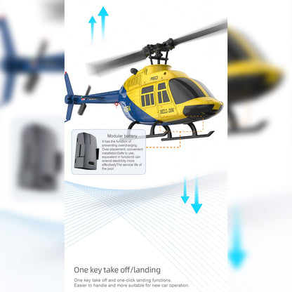 A60 1/42 scale BELL206 90 class model aircraft