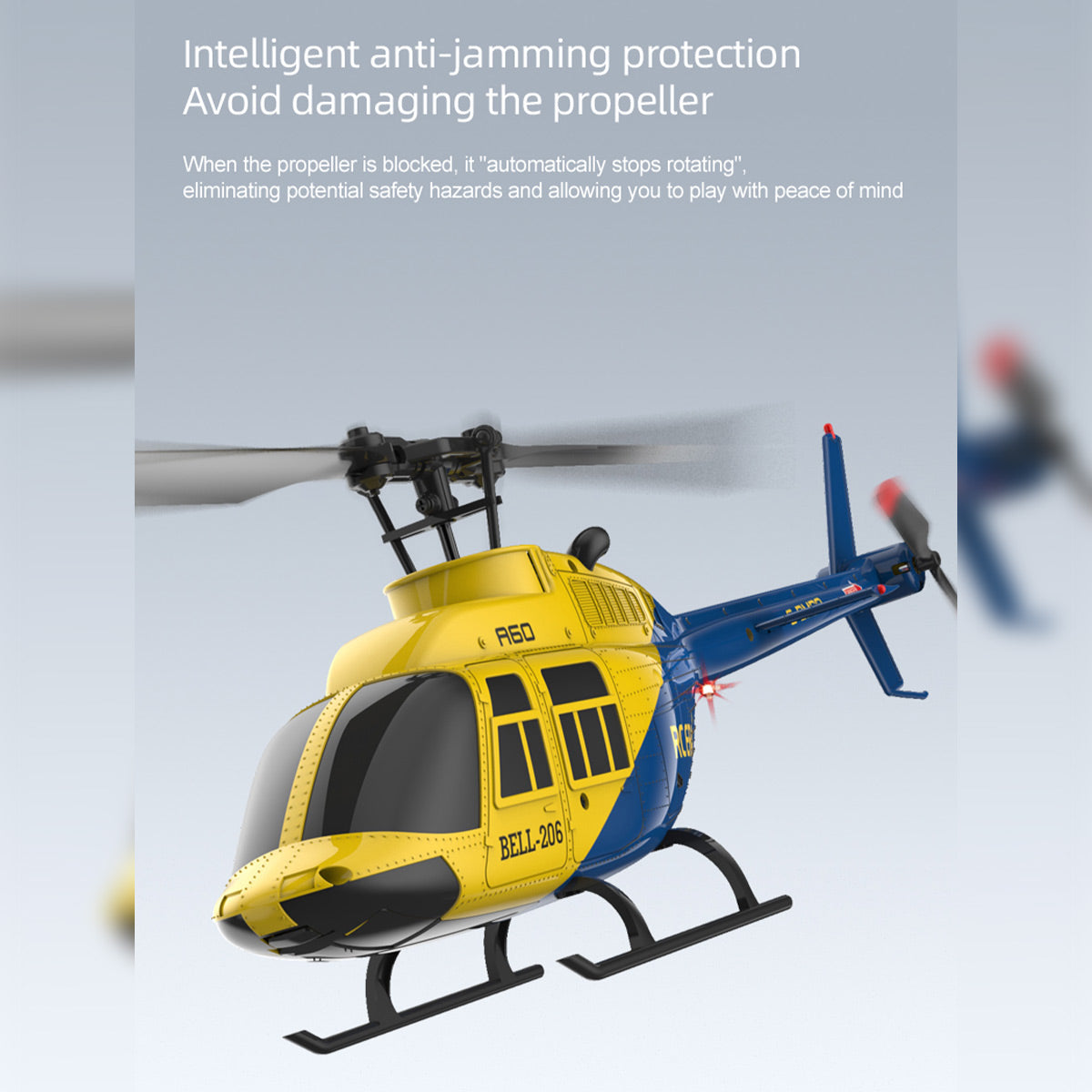 A60 1/42 scale BELL206 90 class model aircraft