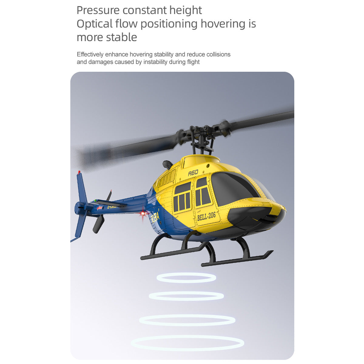 A60 1/42 scale BELL206 90 class model aircraft