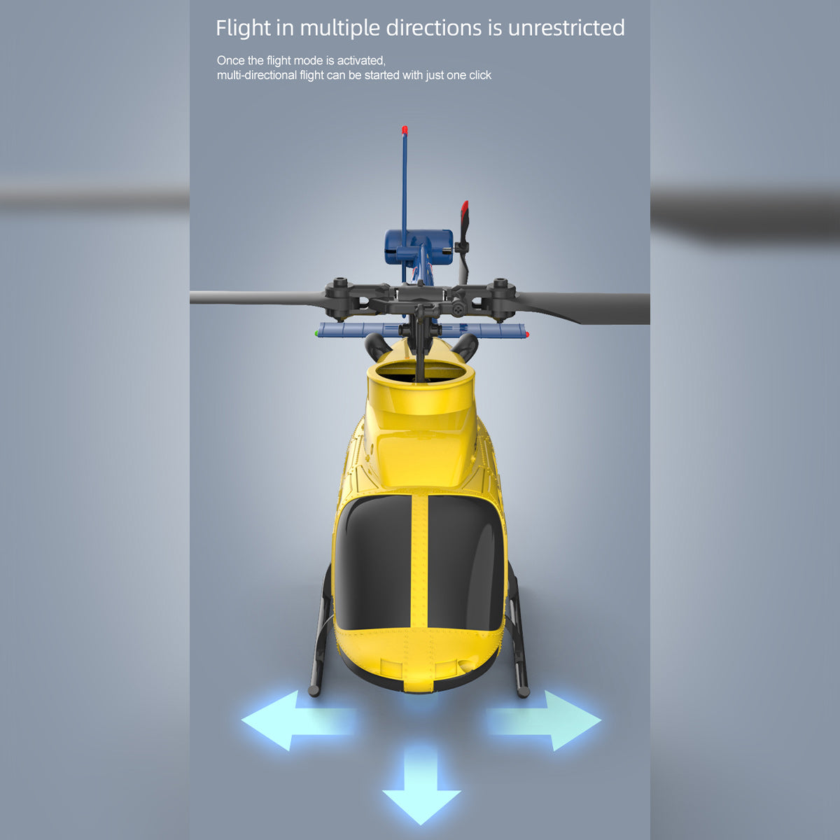 A60 1/42 scale BELL206 90 class model aircraft