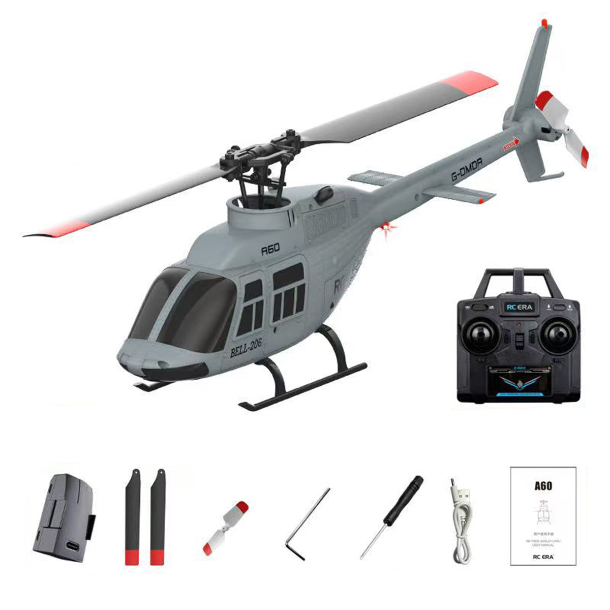A60 1/42 scale BELL206 90 class model aircraft