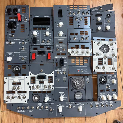 B737-800 738 OVHD OVERHEAD Panel DIY Kit Generic PCB Board for Home Cockpit Flight Sim, No Drivers/Firmware
