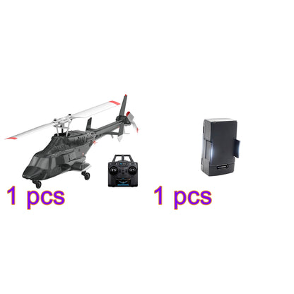 A61 1/52 Scale Air-wolf 2.4G 4CH Single Rotor Flybarless Mini RC Helicopter Model