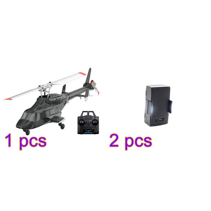 A61 1/52 Scale Air-wolf 2.4G 4CH Single Rotor Flybarless Mini RC Helicopter Model