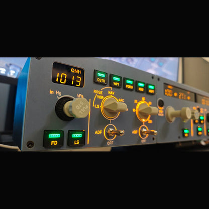 D110 A32X MCDU Home Cockpit Panel for MSFS2020/2024, Compatible with Fenix, FBW, Toliss (Backlit Edition)