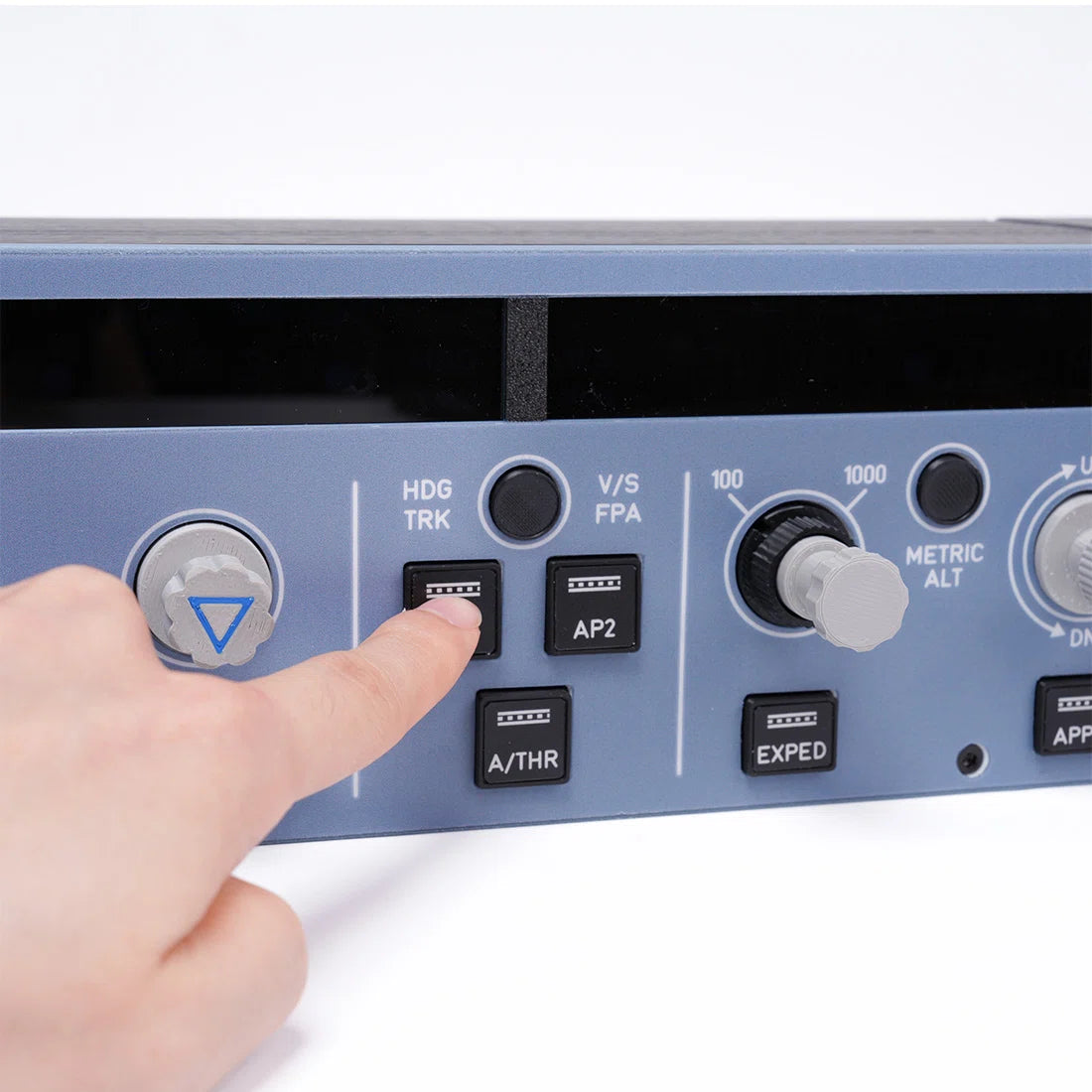 D110 A32X MCDU Home Cockpit Panel for MSFS2020/2024, Compatible with Fenix, FBW, Toliss (Backlit Edition)