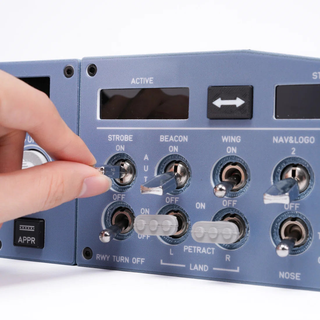 D110 A32X MCDU Home Cockpit Panel for MSFS2020/2024, Compatible with Fenix, FBW, Toliss (Backlit Edition)