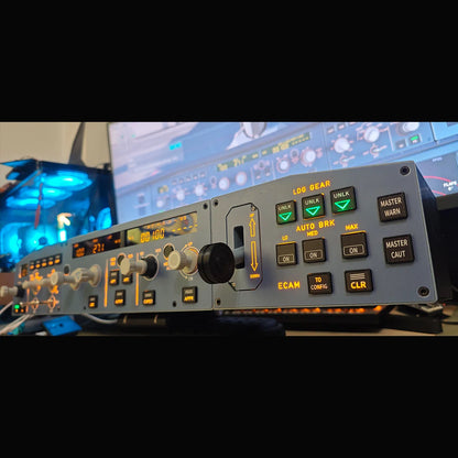 D110 A32X MCDU Home Cockpit Panel for MSFS2020/2024, Compatible with Fenix, FBW, Toliss (Backlit Edition)