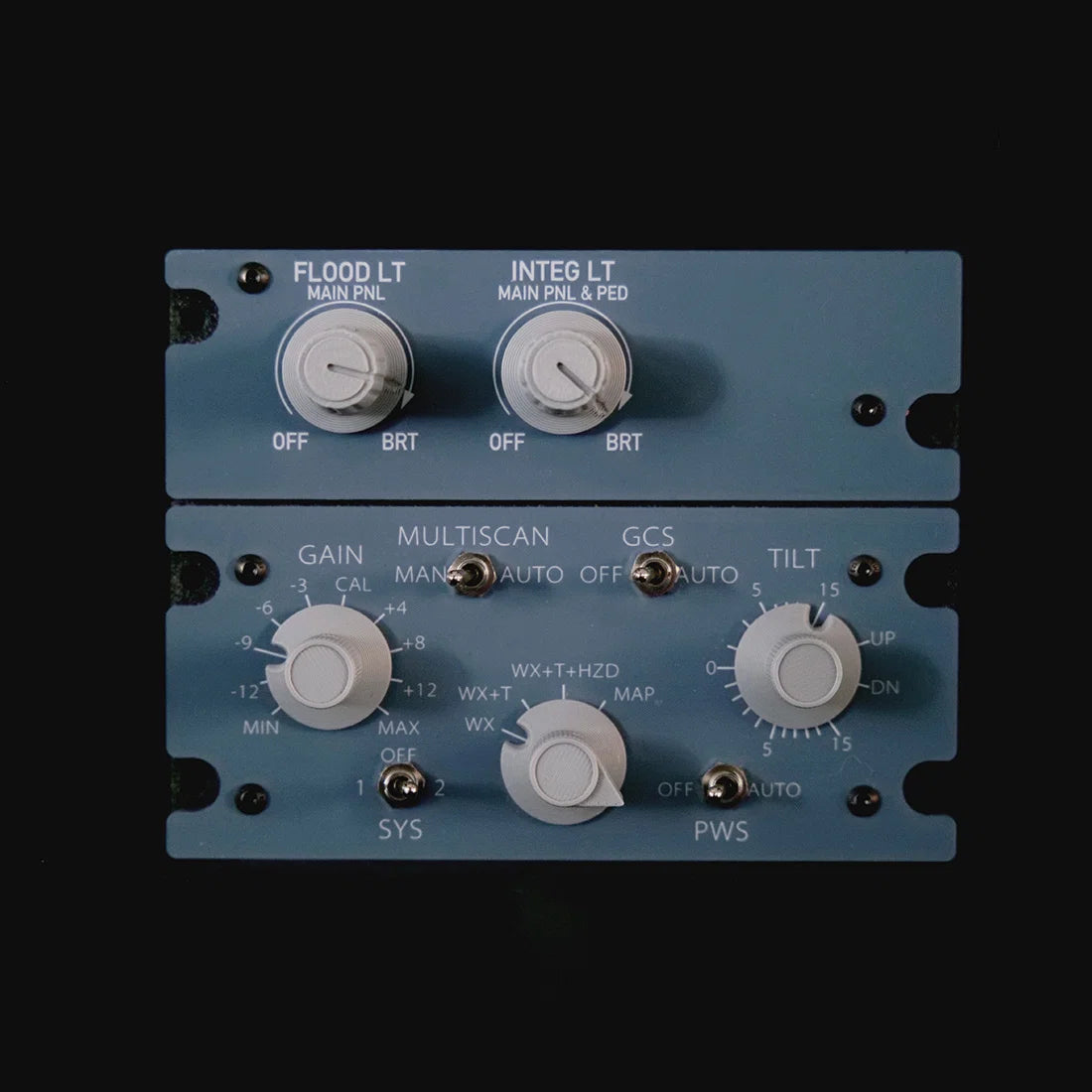 Rowsfire A112 1/1 Scale A32X/A33X/A35X CKPT-LT+WXR-Radar Integrated Panel for MSFS 2020/2024 & X-Plane - Compatible with FENIX, FBW, INibuild & Toliss - Windows Flight Sim Home Cockpit