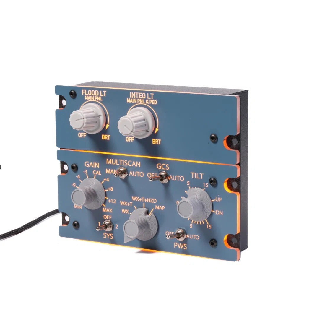 Rowsfire A112 1/1 Scale A32X/A33X/A35X CKPT-LT+WXR-Radar Integrated Panel for MSFS 2020/2024 & X-Plane - Compatible with FENIX, FBW, INibuild & Toliss - Windows Flight Sim Home Cockpit