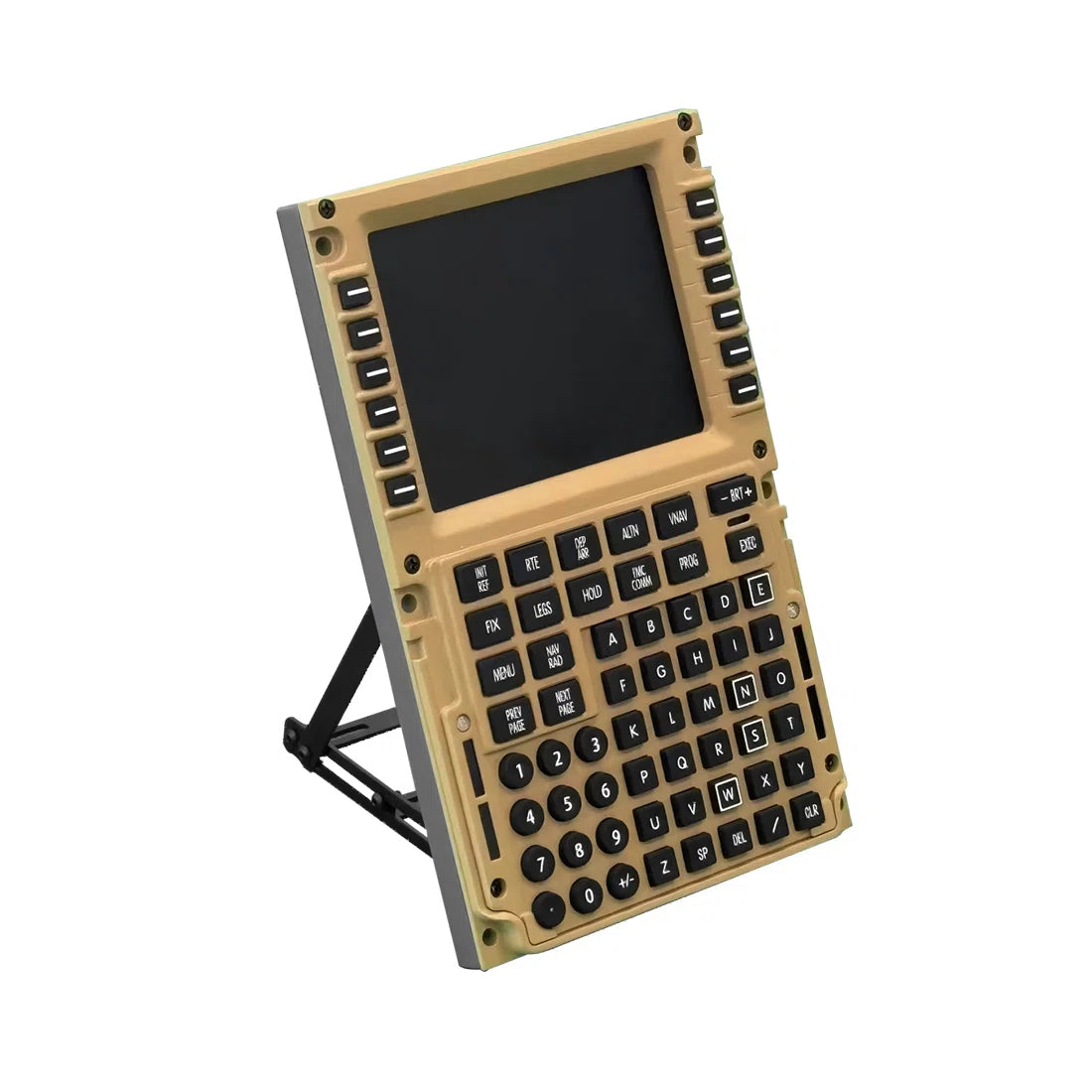 B777 CDU 1/1 Scale Metal Home Cockpit Panel, Compatible with MSFS 2020/2024, Prepar3D, X-Plane