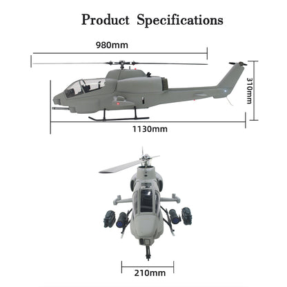 FL500 AH-1 500-Class 2.4G 6CH Scale RC Helicopter Model