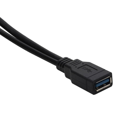 USB 3.0 Extension Cable High-Speed, Dual A Male to A Female Adapter