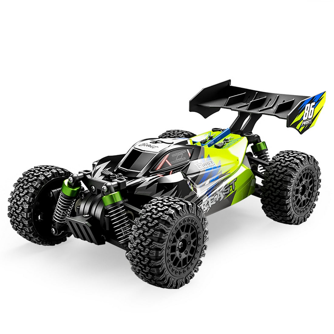 1:24 2.4G 4WD Full Scale RC Carbon Brush High-Speed Remote Control Rally Car