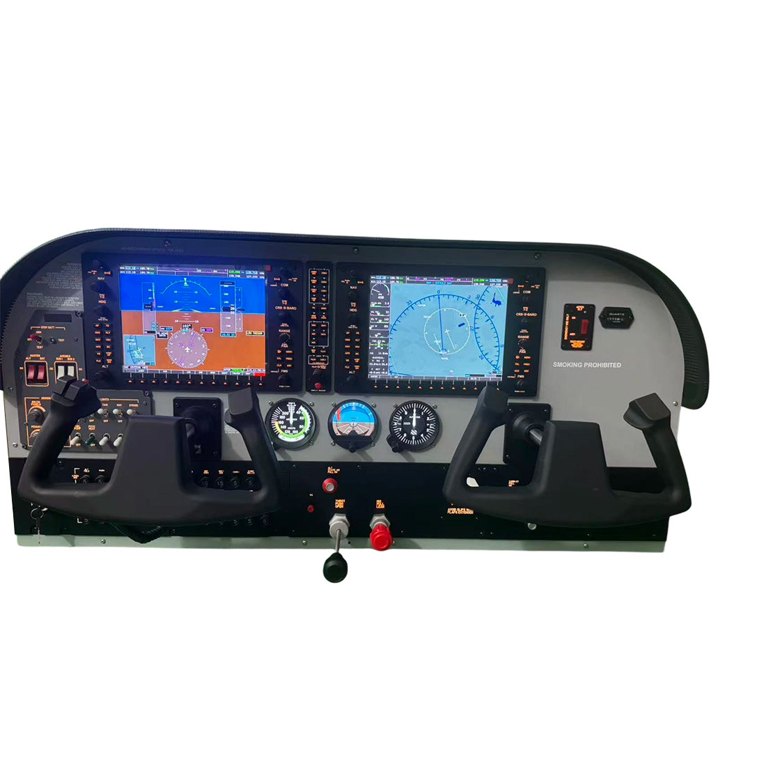 Dual-Yoke General Aviation Flight Sim