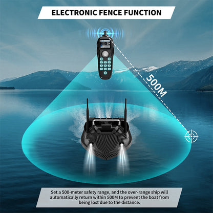 V803 PRO GPS Smart Bait Boat with 4 Hoppers