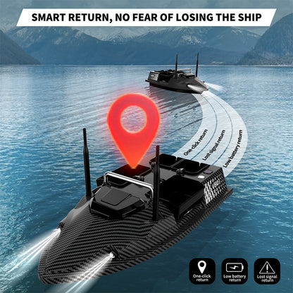 V803 PRO GPS Smart Bait Boat with 4 Hoppers