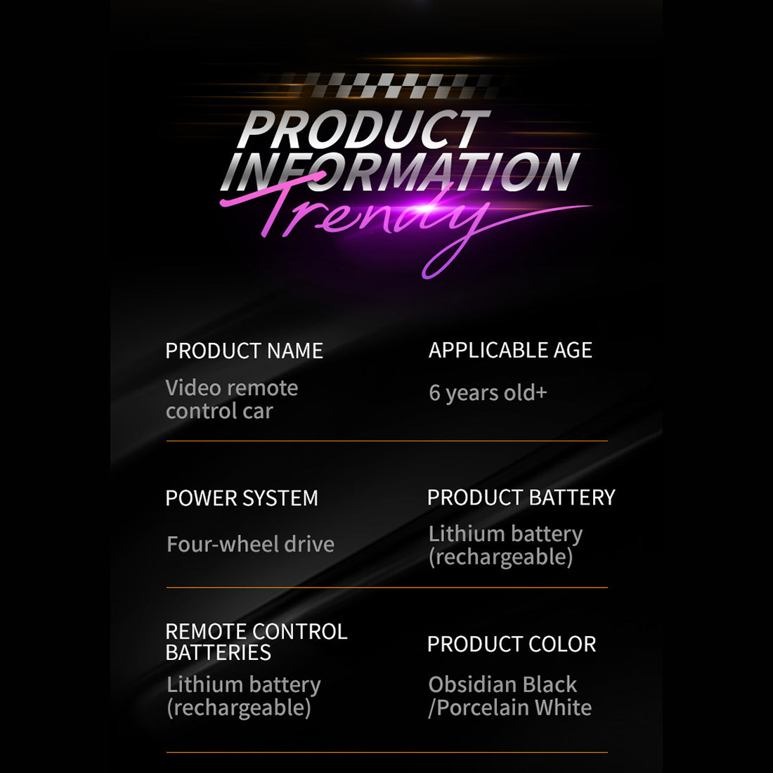 1/20 Scale 2.4GHz FPV RC Car with Screen Controller