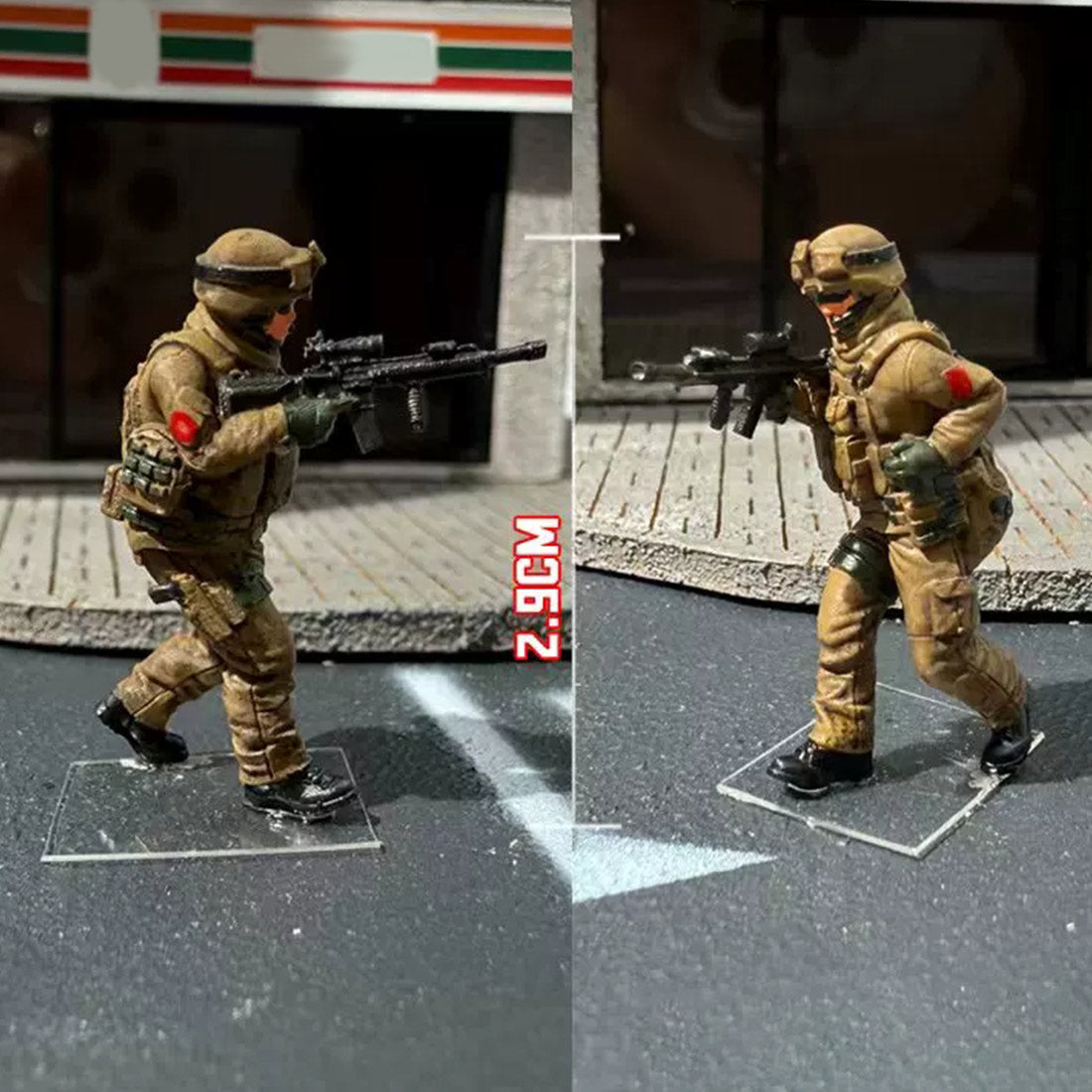 1/64 Scale Special Forces Figure Set