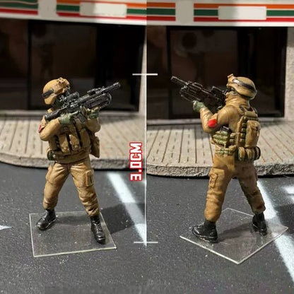 1/64 Scale Special Forces Figure Set