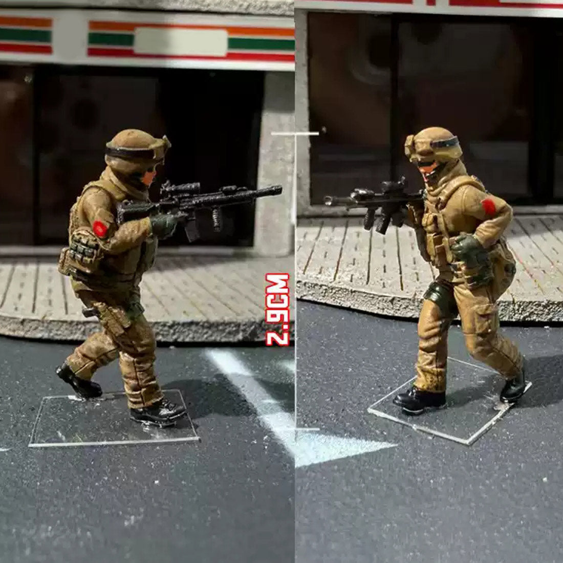 1/64 Scale Special Forces Figure Set