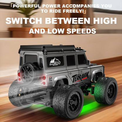 1/64 Scale 2.4G Full Proportional RC Crawler Truck with Trailer