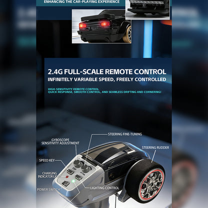 1/64 Scale 2.4G Full Proportional 4WD RC Drift Car