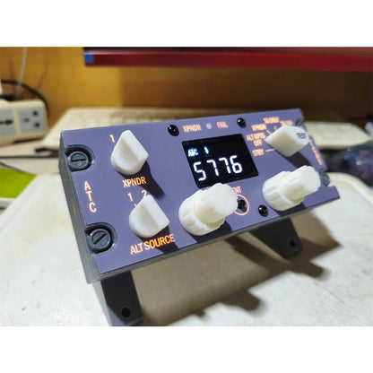 Hoowalt D203 B737 1:1 Flight Deck ATC Transponder Panel for Flight Simulator