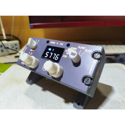 Hoowalt D203 B737 1:1 Flight Deck ATC Transponder Panel for Flight Simulator