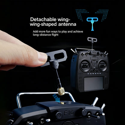 FATFISH F16 FPV RC Transmitter with Hall Gimbals