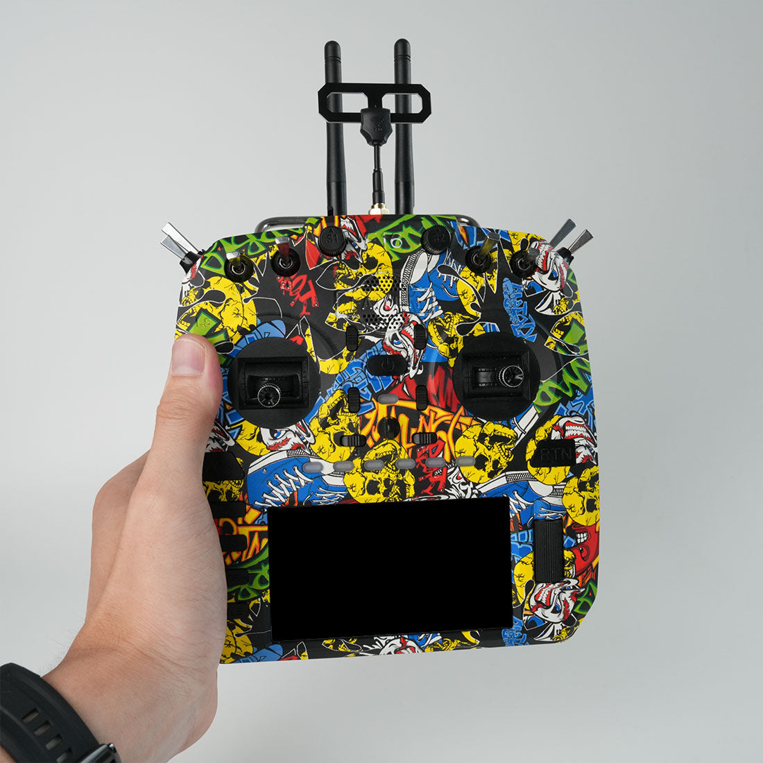 FATFISH F16 FPV RC Transmitter with Hall Gimbals
