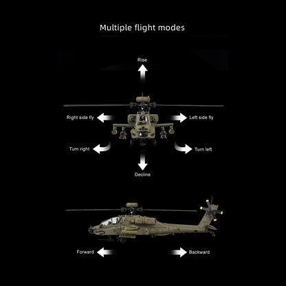 C170 1/48 Scale AH-64D 2.4G 6CH RC Helicopter