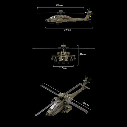 C170 1/48 Scale AH-64D 2.4G 6CH RC Helicopter
