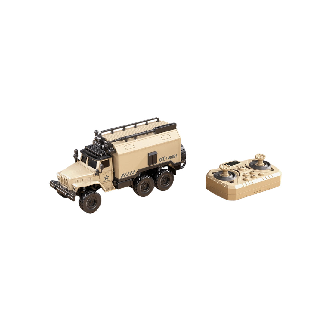 1/64 Scale 2.4G Mini Alloy Military Control Vehicle RC Car