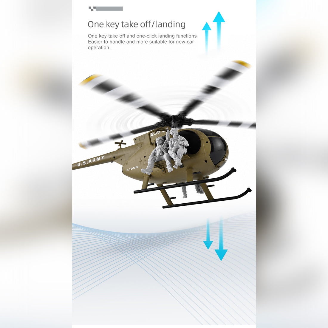 C189S 1/28 Scale MD500 2.4G 6CH RC Helicopter