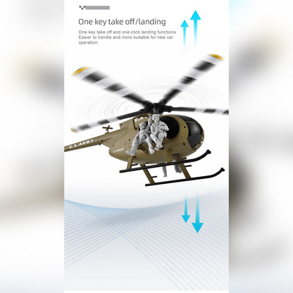 C189S 1/28 Scale MD500 2.4G 6CH RC Helicopter