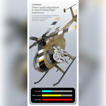 C189S 1/28 Scale MD500 2.4G 6CH RC Helicopter