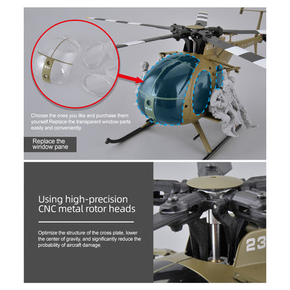 C189S 1/28 Scale MD500 2.4G 6CH RC Helicopter