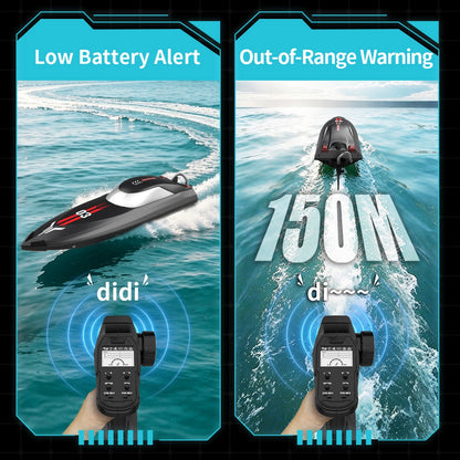 2.4GHz 35KM/H RC Power Boat with 395 Brushed Motor and Water Cooling