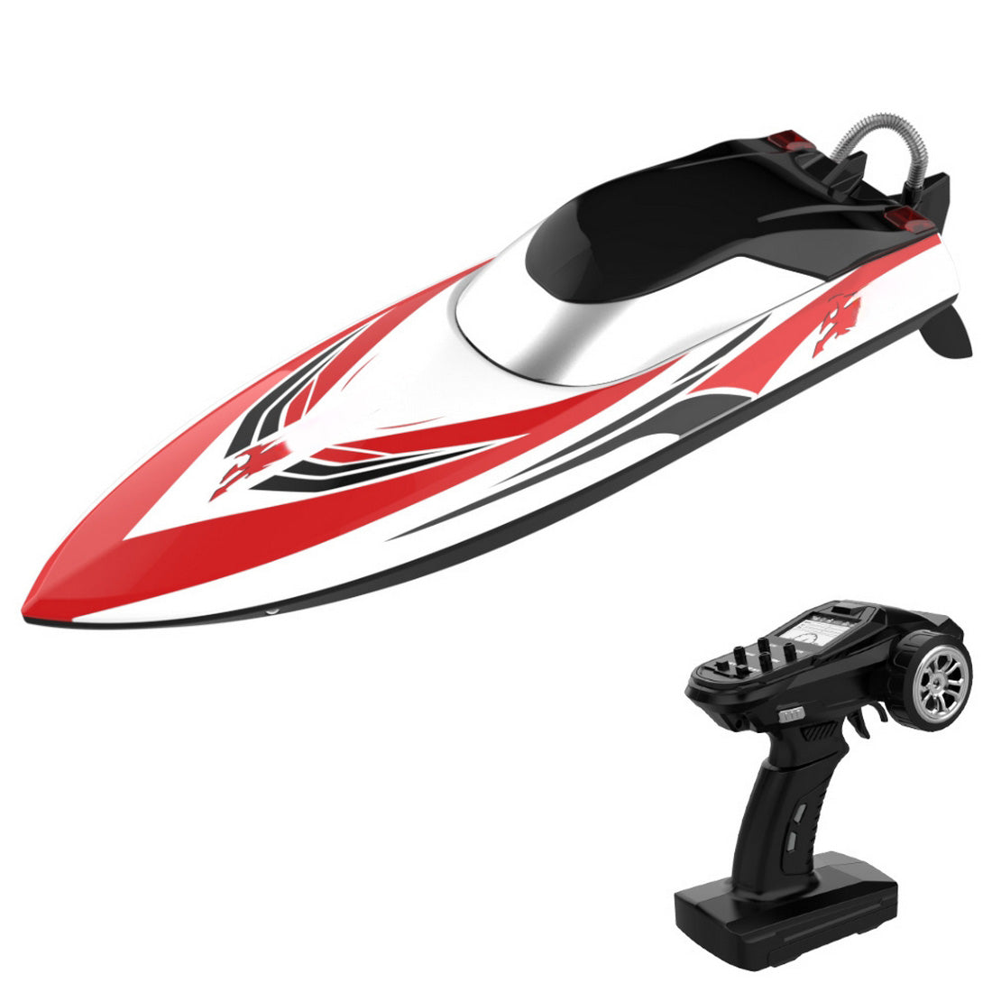 2.4GHz 35KM/H RC Power Boat with 395 Brushed Motor and Water Cooling