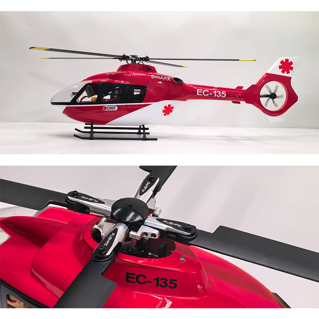 FL500 EC135 500-Class 2.4G 6CH Scale RC Helicopter Model