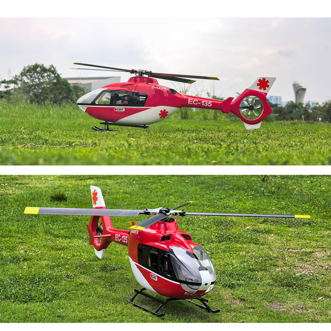 FL500 EC135 500-Class 2.4G 6CH Scale RC Helicopter Model