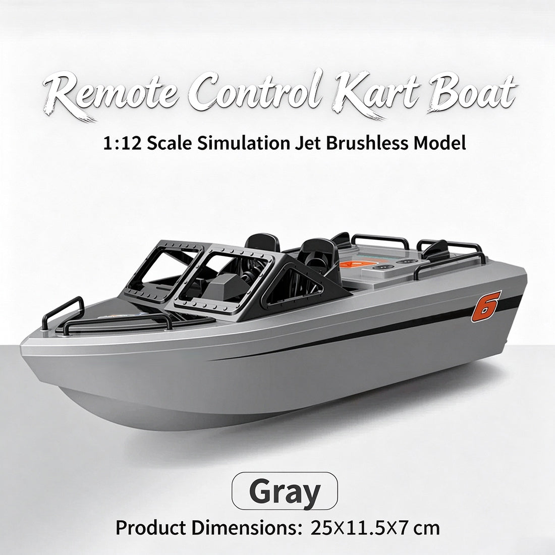 1/12 Scale 2.4G RC High-Speed Jet Boat