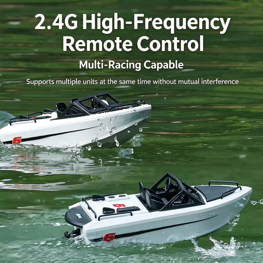1/12 Scale 2.4G RC High-Speed Jet Boat